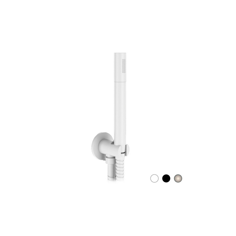 Kit Doccetta Minimale Tonda - Nichel Spazzolato Opaco 110-1325-NP