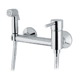Miscelatore Monocomando A Parete Con Kit Doccetta - Cromo 110-1618