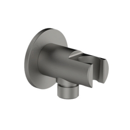Supporto Minimal Con Presa Acqua - Nero Opaco 222-8543-NO