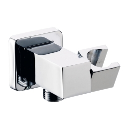 Supporto Snodato In Ottone Per Doccia - Cromo 222-RM242QD