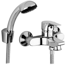 Monocomando Vasca Con Duplex Serie Flat - Cromo 250-F9178