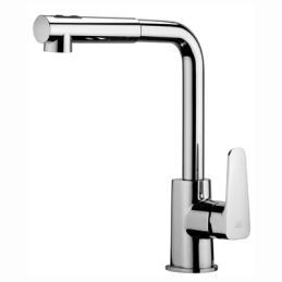 Miscelatore Monoc. Lavello Con Doccia Estraibile Linea Sly - Cromo 274-S461
