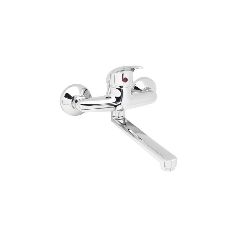 Miscelatore Monocomando Lavello A Muro Serie Dia-mon 234-R450