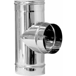 Tee Acciaio Ridotta 90° Per Canne Fumarie - Diam. 200 X 80 412-464R-200080