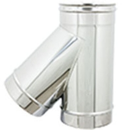 Braga In Acciaio A 135° Per Canne Fumarie - Diam. 100 412-465-100