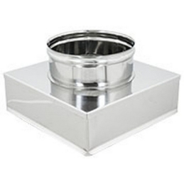 Riduzioni Quadre-tonde Acciaio Inox - Da 200x200 A 180 412-4691-20180