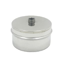 Tappo Chiusura In Acciaio Maschio Con Spurgo - Diam. 130 412-4721-130