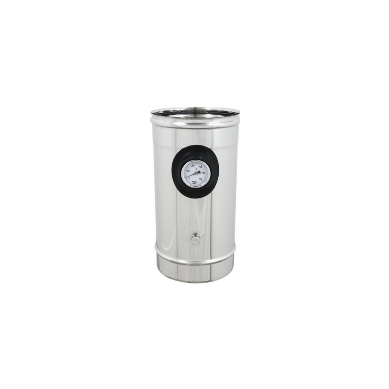 Modulo Prelievo Fumi Inox 304 - Diam. 200 412-4731-200