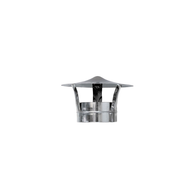 Cappello Cinese Con Base Tonda Zincato - Diam. 200 412-477-200