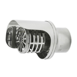 Terminale Pellet Inox - Diam. 100 412-487-100