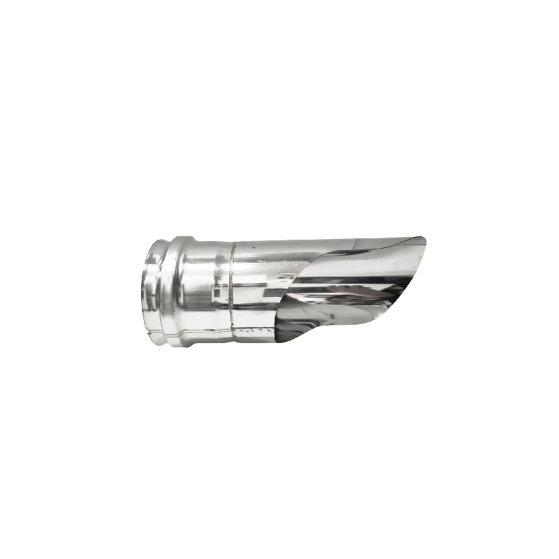Terminale Gomito Inox 304 Con Cappello Dritto - Diam. 80 412-4882-080