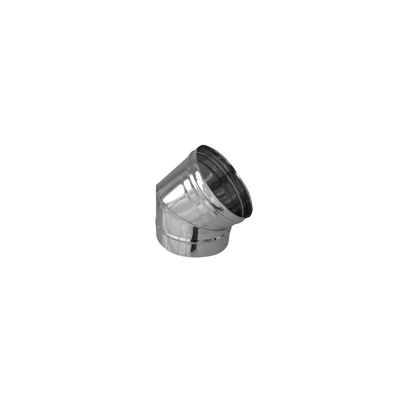Curva In Acciaio 316l A 45° Per Canne Fumarie - Diam. 250 412-562-250