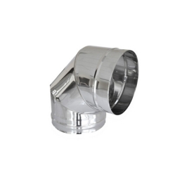 Curva In Acciaio 316l A 90° Per Canne Fumarie - Diam. 250 412-563-250