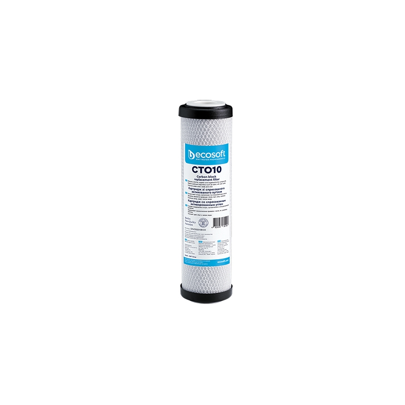 Cartuccia Filtrante Cto 2,5" Ecosoft - H. 10" 353-T230-10