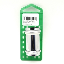 Giunzione Per Tubi In Ottone Con 2 O-ring S-brico - Diam. Mm. 32 210-407S-32