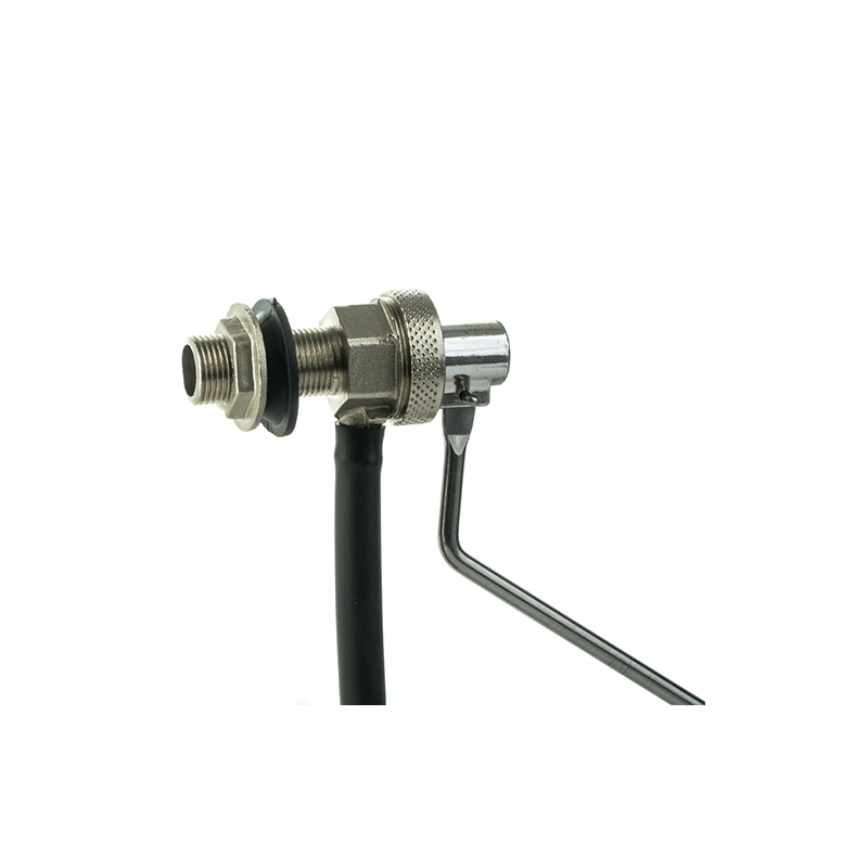 Rubinetto A Galleggiante Nichelato Silenzioso - 3/8 285 Mm 134-ET110-03285