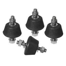 4 Pz Antivibranti Per Staffe - Hxl 22x39 Mm 413-KSAC