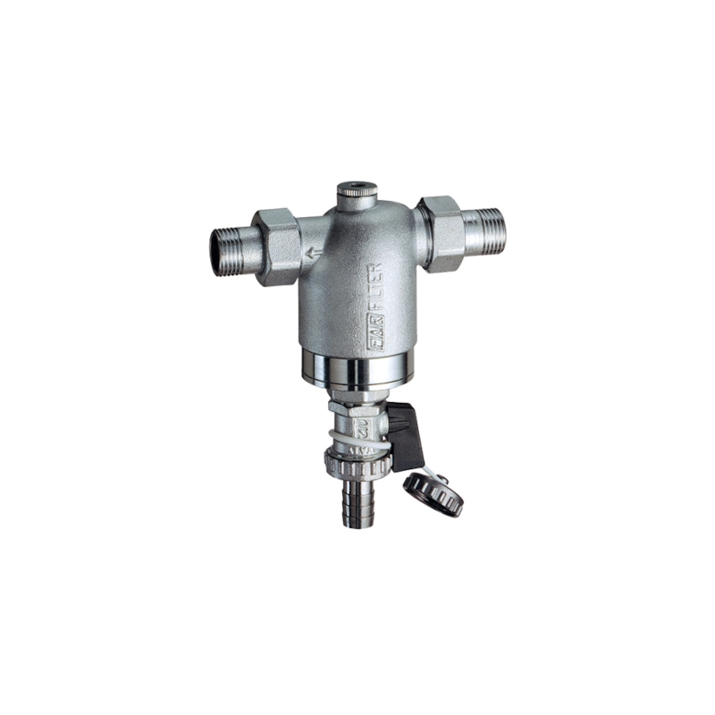 Filtro Per Impianti Sanitari Con Attacchi Manometro Mm Cromo "Far" 321-3943
