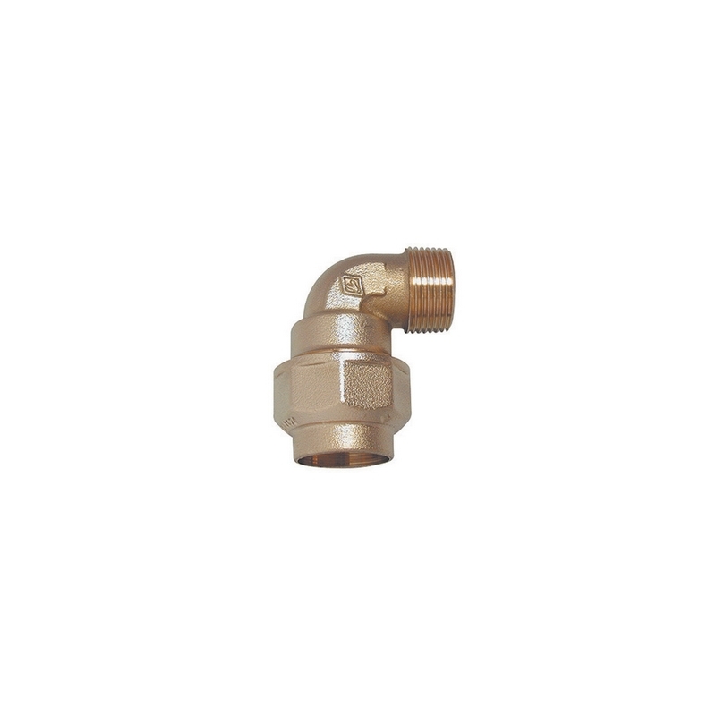 Raccordo A Gomito Maschio In Ottone - 1"1/2 X 50 332-8035-0850