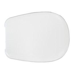 Sedile Wc In Termoindurente Per Globo Vaso Affetto Forma 6 - Bianco 111-2318