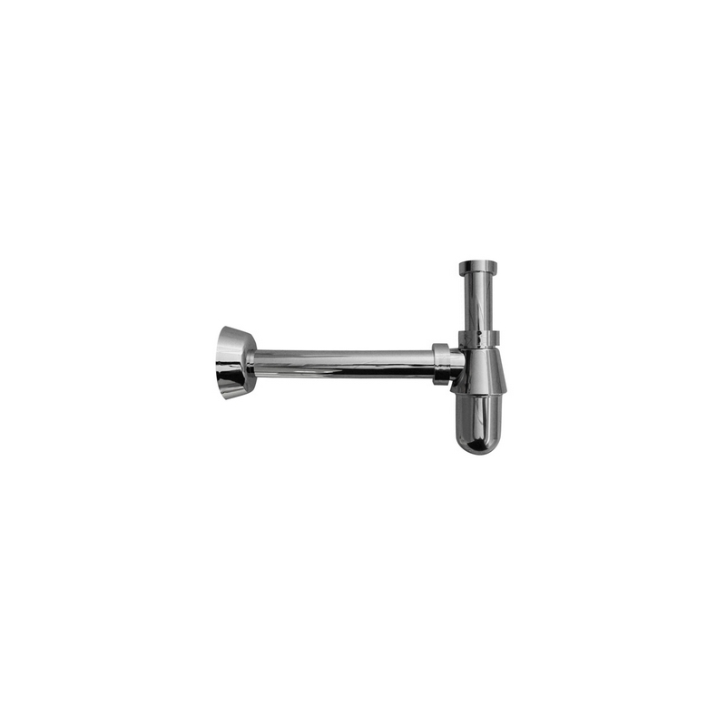 Sifone "Thermotrap" A Bottiglia In Abs Cromato Bonomini 371-102