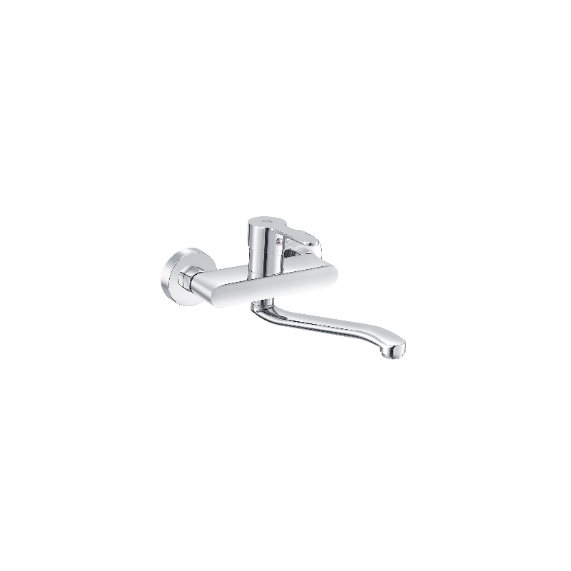Miscelatore Monocomando Lavello A Muro Serie Iole - Cromo 233-L050