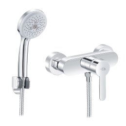 Miscelatore Monocomando Esterno Doccia Serie Iole - Cromo 233-L070