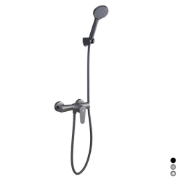 Miscelatore Monocomando Esterno Doccia Serie Lizzy - Nichel Nero Spazzolato 234-L170-NS