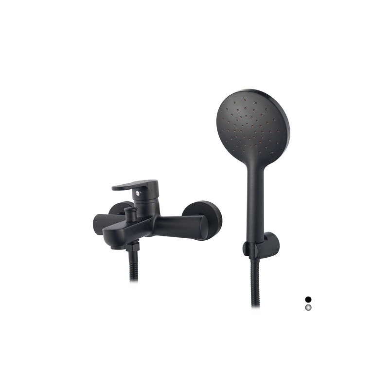 Miscelatore Monocomando Vasca Serie Paco - Nero Opaco 234-P130-NE