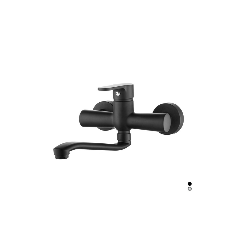 Miscelatore Monocomando Lavello A Muro Serie Paco - Cromo 234-P150-CR