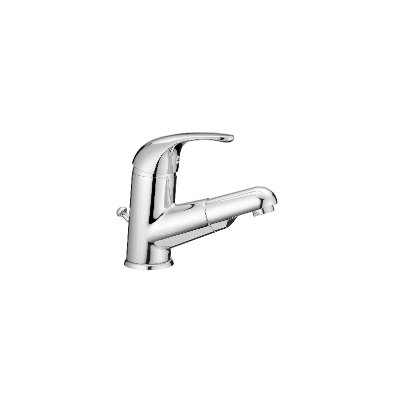 Monocomando Lavabo Con Doccetta Estraibile - Cromo 239-PB22112