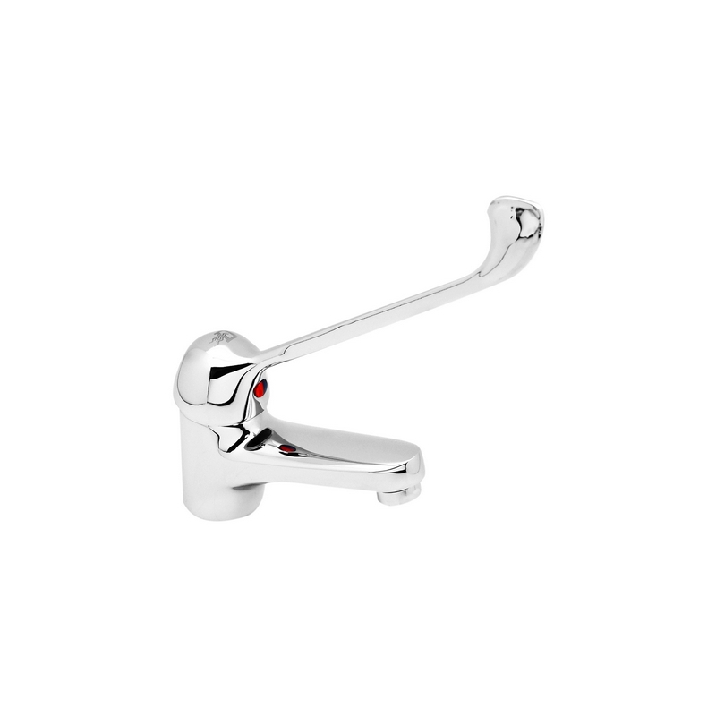 Monocomando Lavabo Con Leva Clinica Serie Ines (hydrall) - Cromo H235-R315