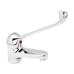 Monocomando Lavabo Con Leva Clinica Serie Ines (hydrall) - Cromo H235-R315