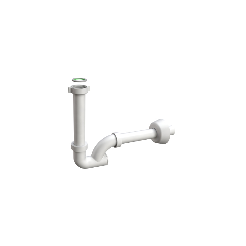 Sifone "Monster K" Bianco Con Ispezione Frontale "Bonomini" 371-201