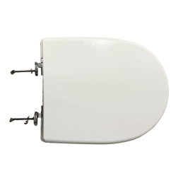 Sedile Wc In Termoindurente Azzurra Pratica Forma 7 - Bianco - Soft Close 111-2338-S