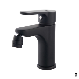 Miscelatore Monocomando Bidet Serie Paco - Nero Opaco - Senza Piletta 234-P120-NE