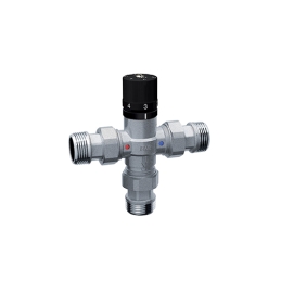 Miscelatore Termostatico Cromato Con Attacchi Maschio E Bocchettoni - 1"1/2 321-3956-08