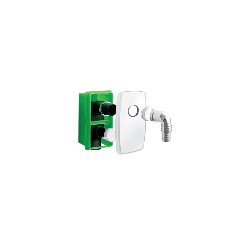 Sifone Compact Da Incasso Per Lavatrice Con Box "Bonomini" 371-351