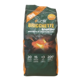 Bricchette Di Carbone Vegetale - 3 Kg 244-B802-03