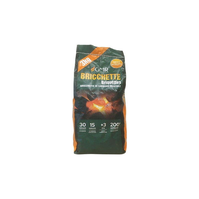 Bricchette Di Carbone Vegetale - 3 Kg 244-B802-03
