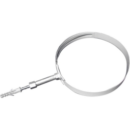 Collare A Regolazione Variabile Per Tubi-fumo Verni. Bianco - Diam. 80-140 214-F203-80140