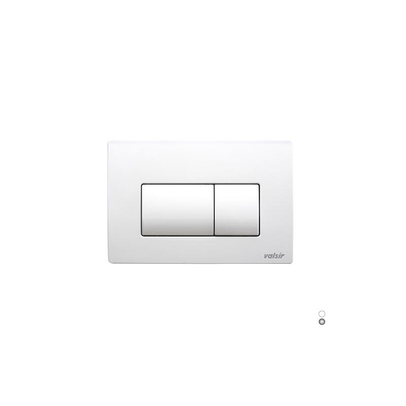 Placca Di Comando 215x145 Per Tropea S Meccanica Doppio Scarico - Cromato Lucido 360-871-335