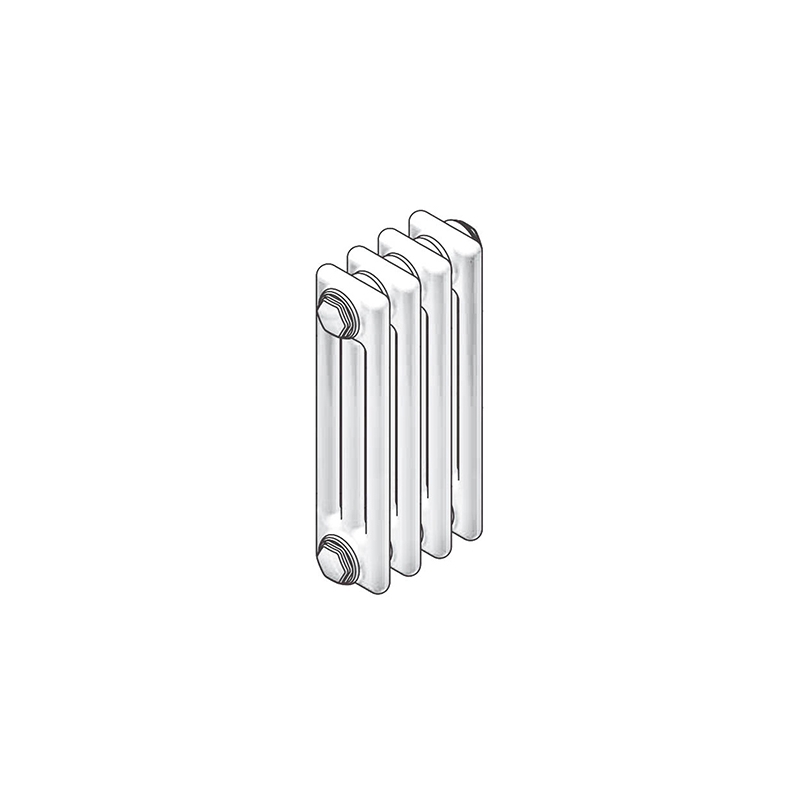 Radiatore Tubolare In Acciaio 3 Colonne Zehnder Charleston Mod. 3067 - 4 Elementi 430-Z30670-04