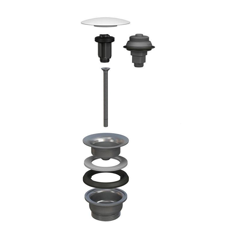 Piletta A Scatto Manitapi Per Lavabo E Bidet "Bonomini" 371-B0931