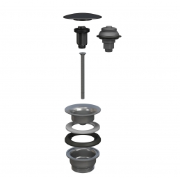 Piletta A Scatto Manitapi Per Lavabo E Bidet "Bonomini" 371-B0931