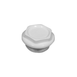 Tappo Cieco Dx / Sx Zincato Verniciato Per Radiatori Fl 42 - 1" Sx Bianco 433-101-06S