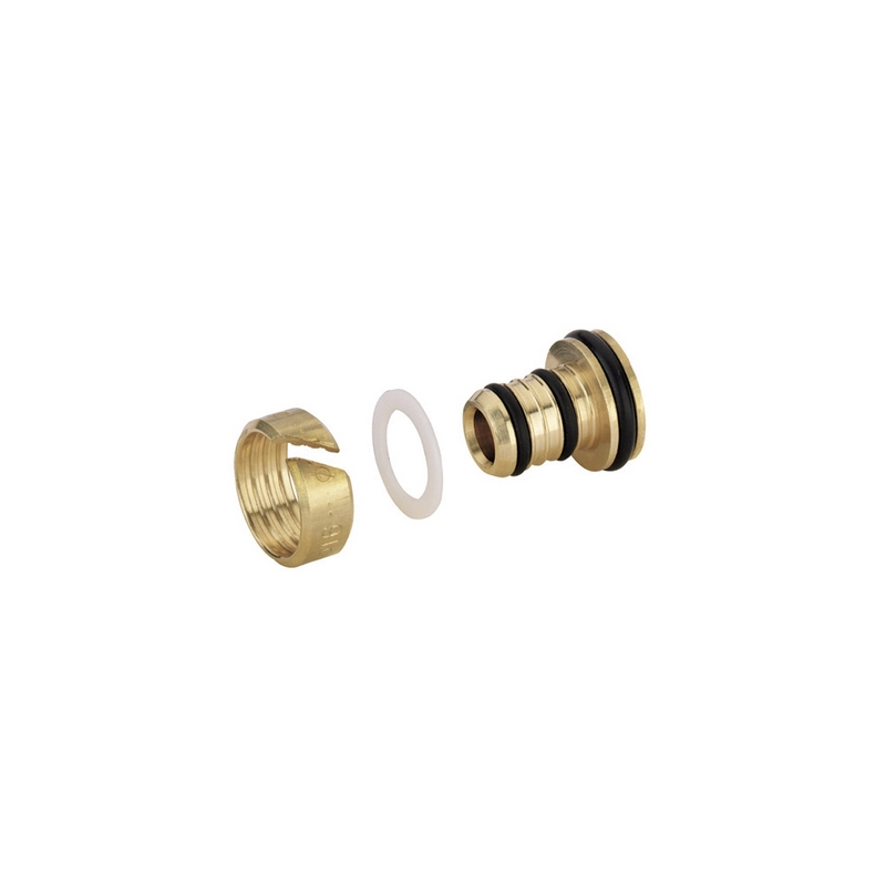 Coppia Raccordi Eurocono Per Tubazione In Multistrato - 16 X 2 Mm 433-Z842M-16