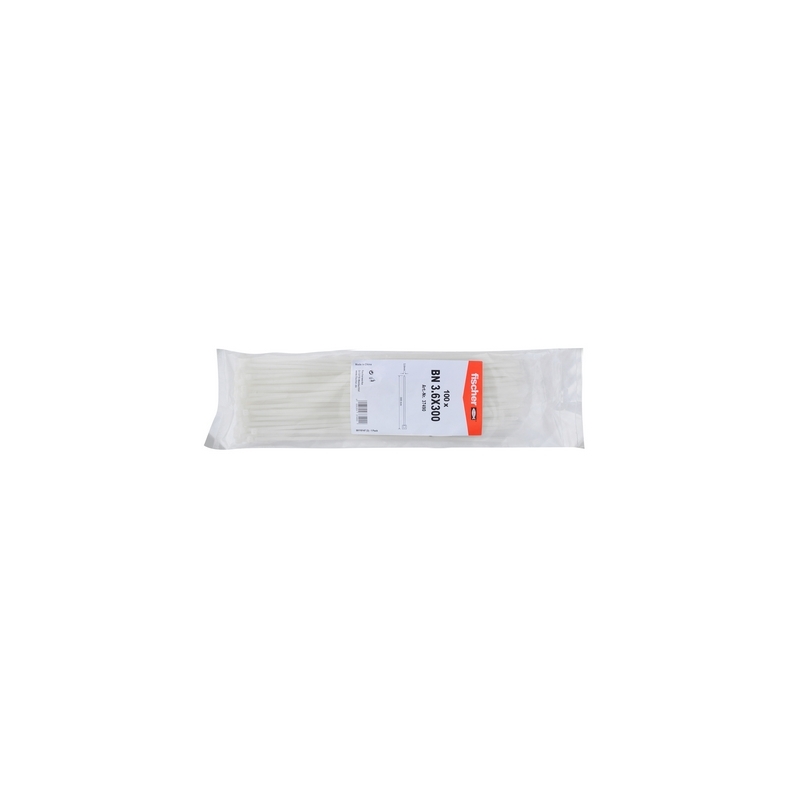 100 Pz Fascette Per Cablaggio In Nylon - 2.5 X 100 Mm 213-BN-25100