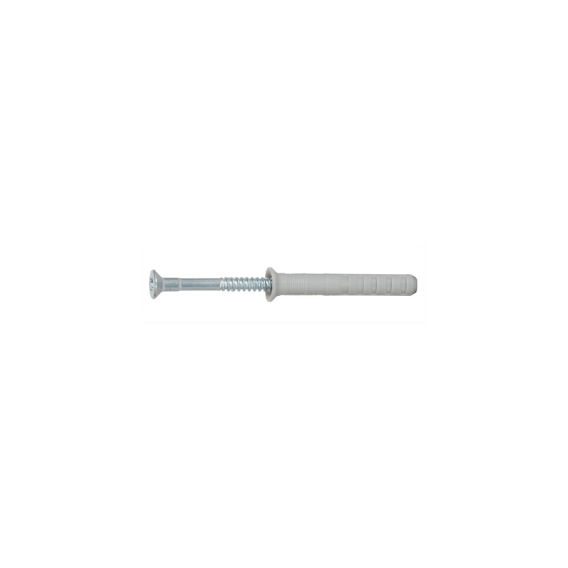 Tassello Nylon Con Vite A Chiodo Premontato - Mm 8x80 213-NS-0880