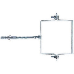 Collare Fischer In Acciaio Zincati Quadri Scp Q - 80 X 80 213-SCPQ-080